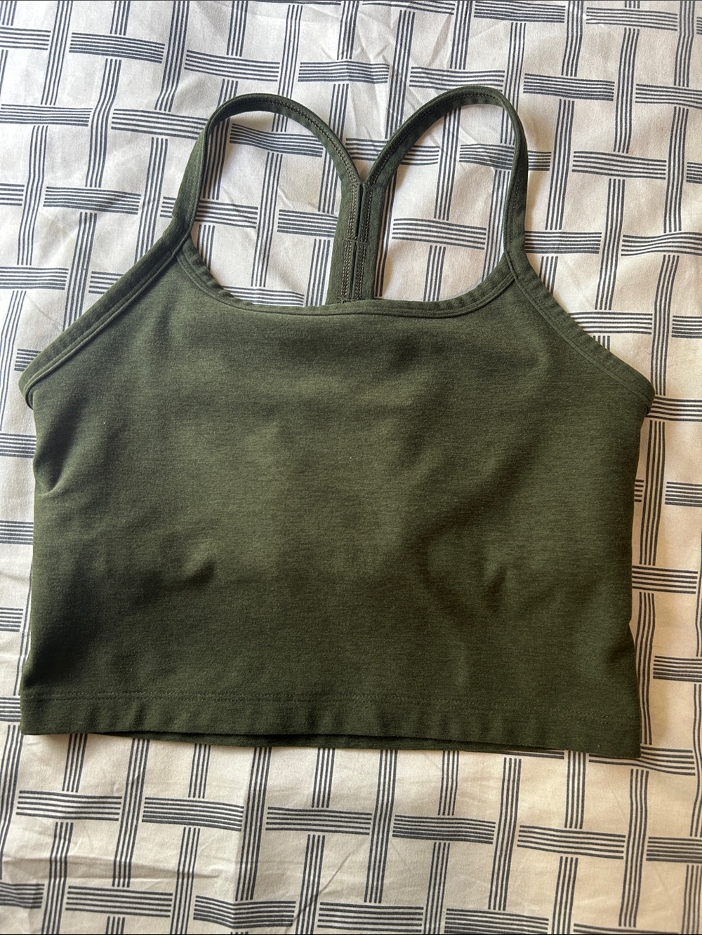 Champion Navy Blue Double-Strap Crop Tank